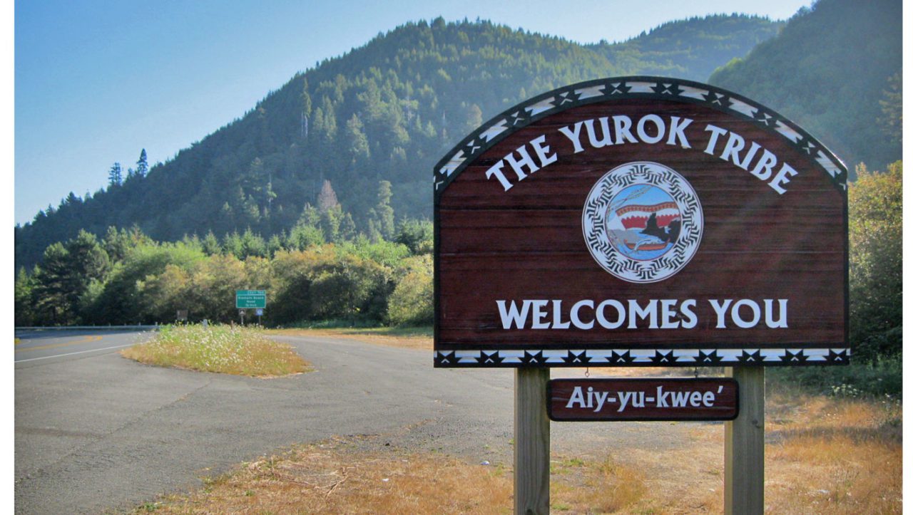 Welcome sign to the area, 